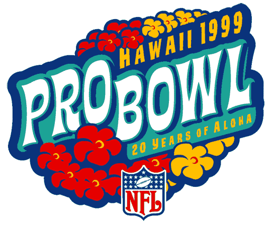 Pro Bowl 1999 Primary Logo t shirt iron on transfers